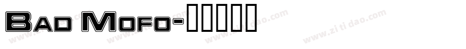 Bad Mofo字体转换
